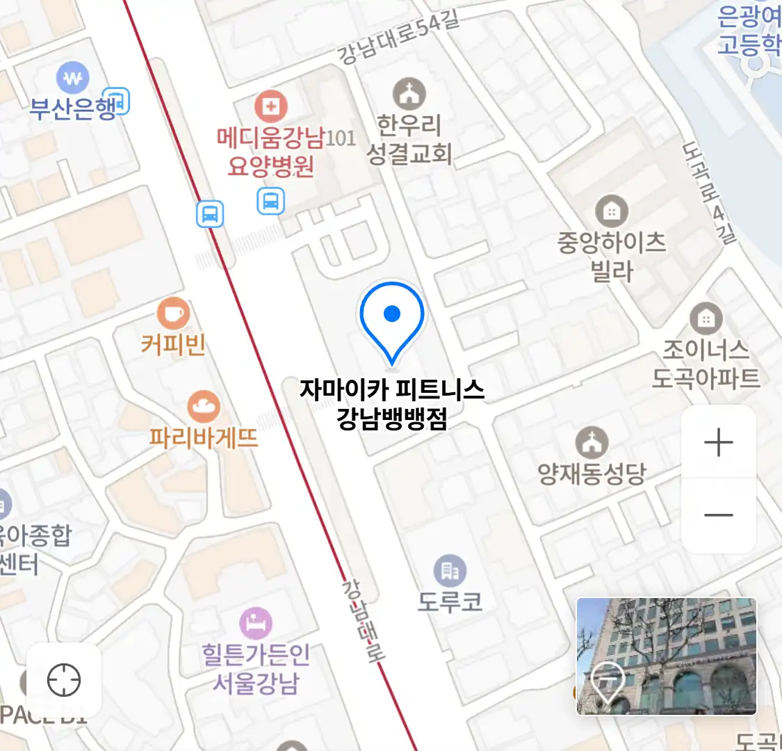 자마이카 피트니스 강남뱅뱅점 위치