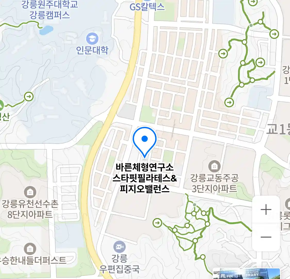 바른체형연구소 스타핏필라테스&피지오밸런스 위치