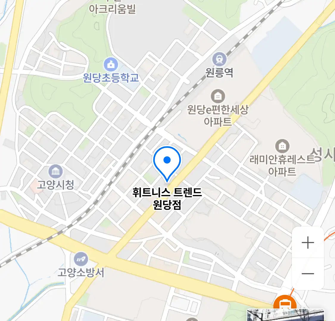 휘트니스 트렌드 원당점 위치