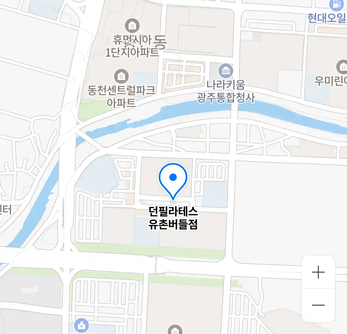 던필라테스 유촌버들점 위치