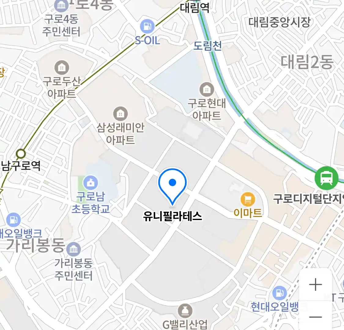 유니필라테스 위치