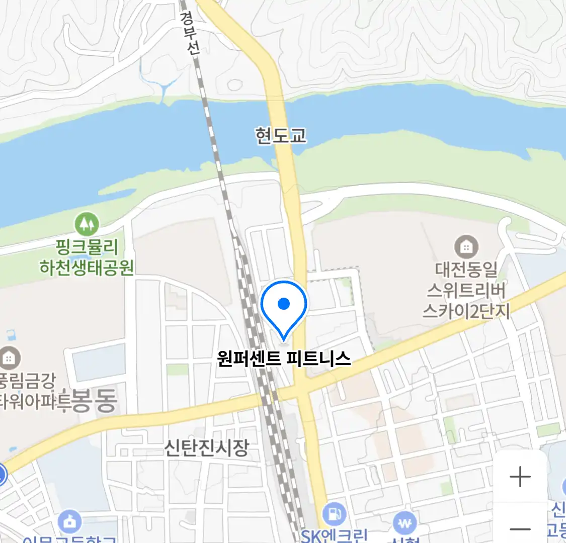 원퍼센트 피트니스 위치