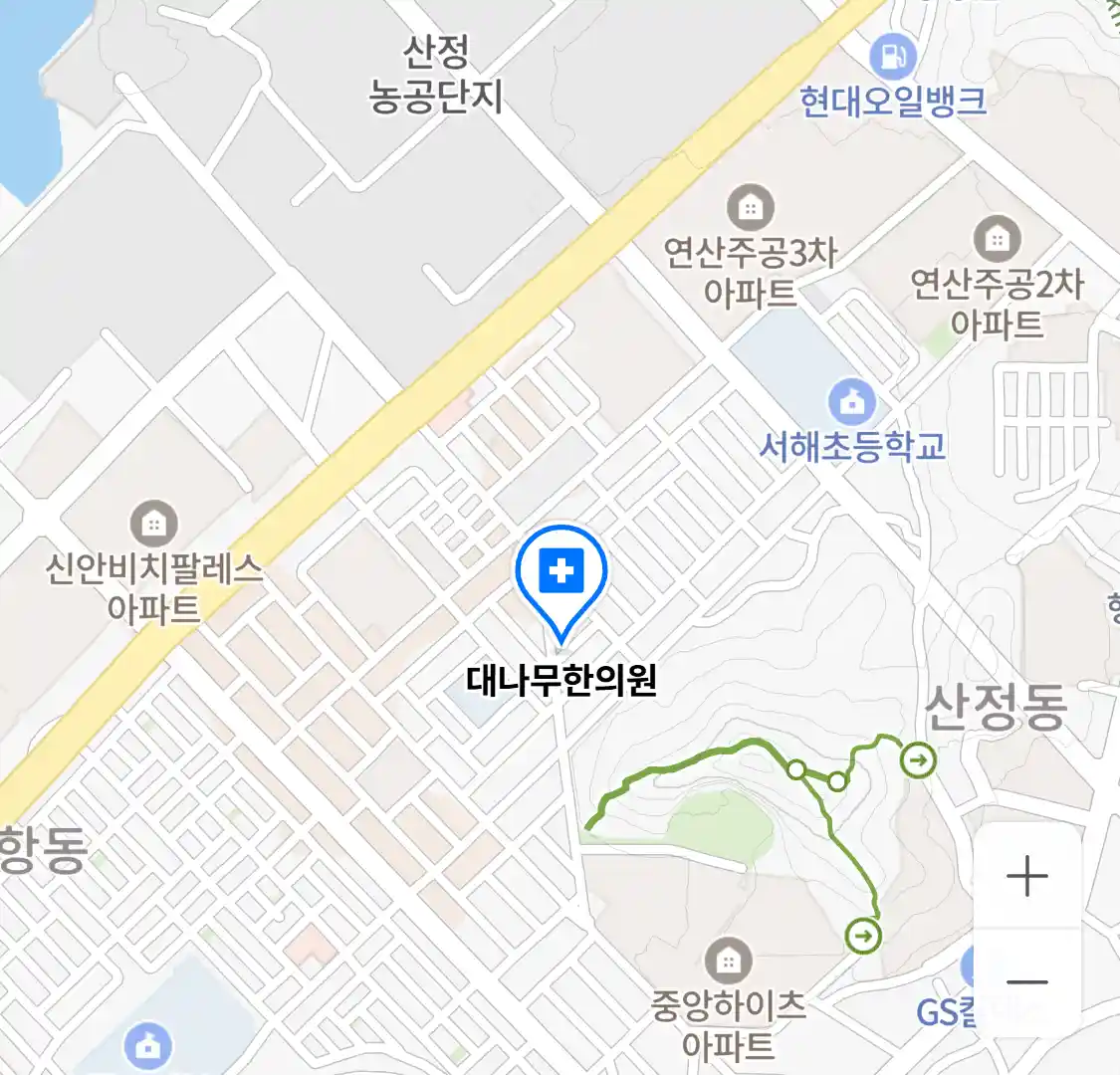 대나무한의원 지도