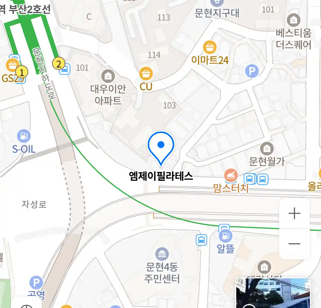 엠제이필라테스 위치
