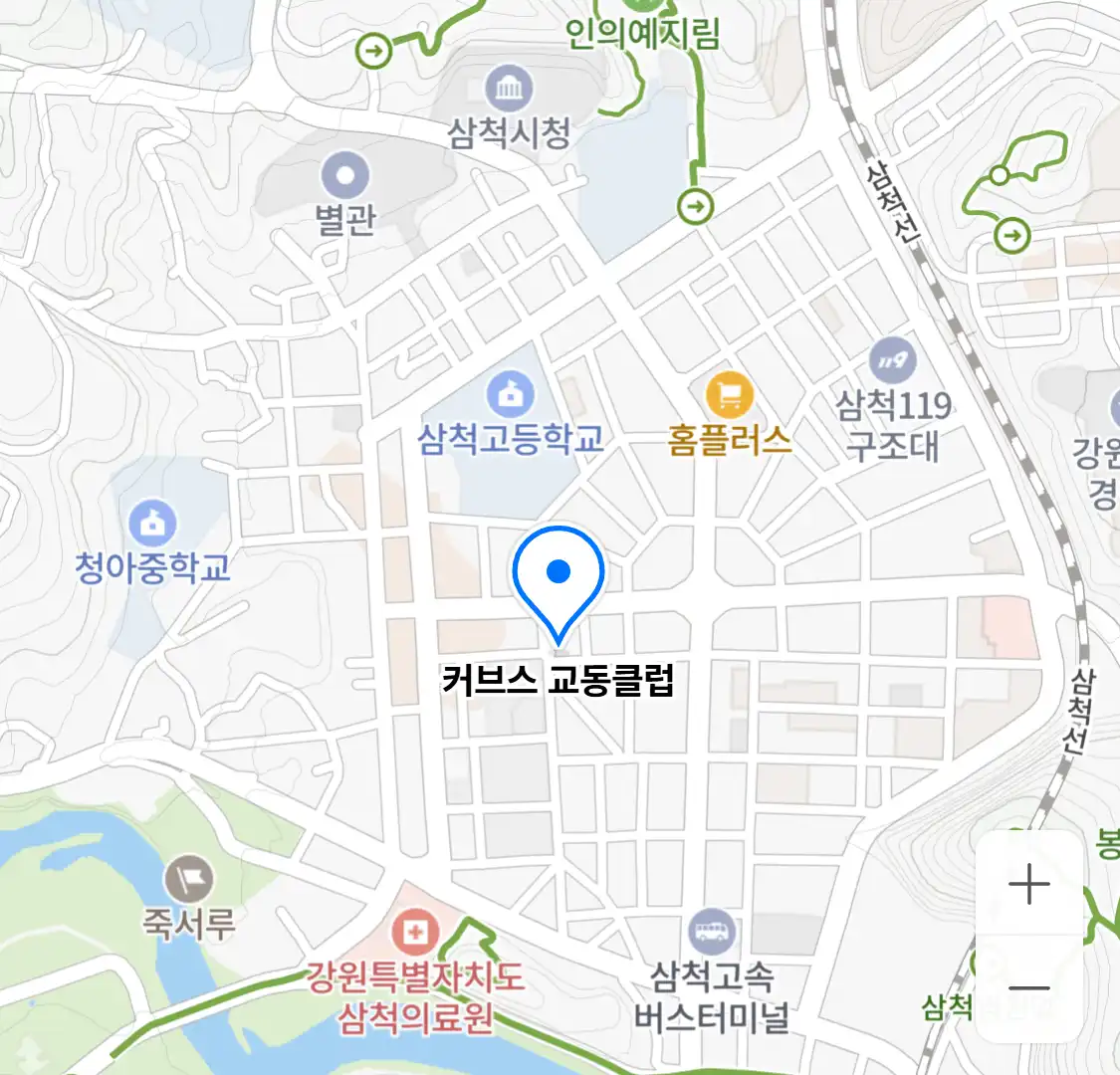 커브스 교동클럽 위치