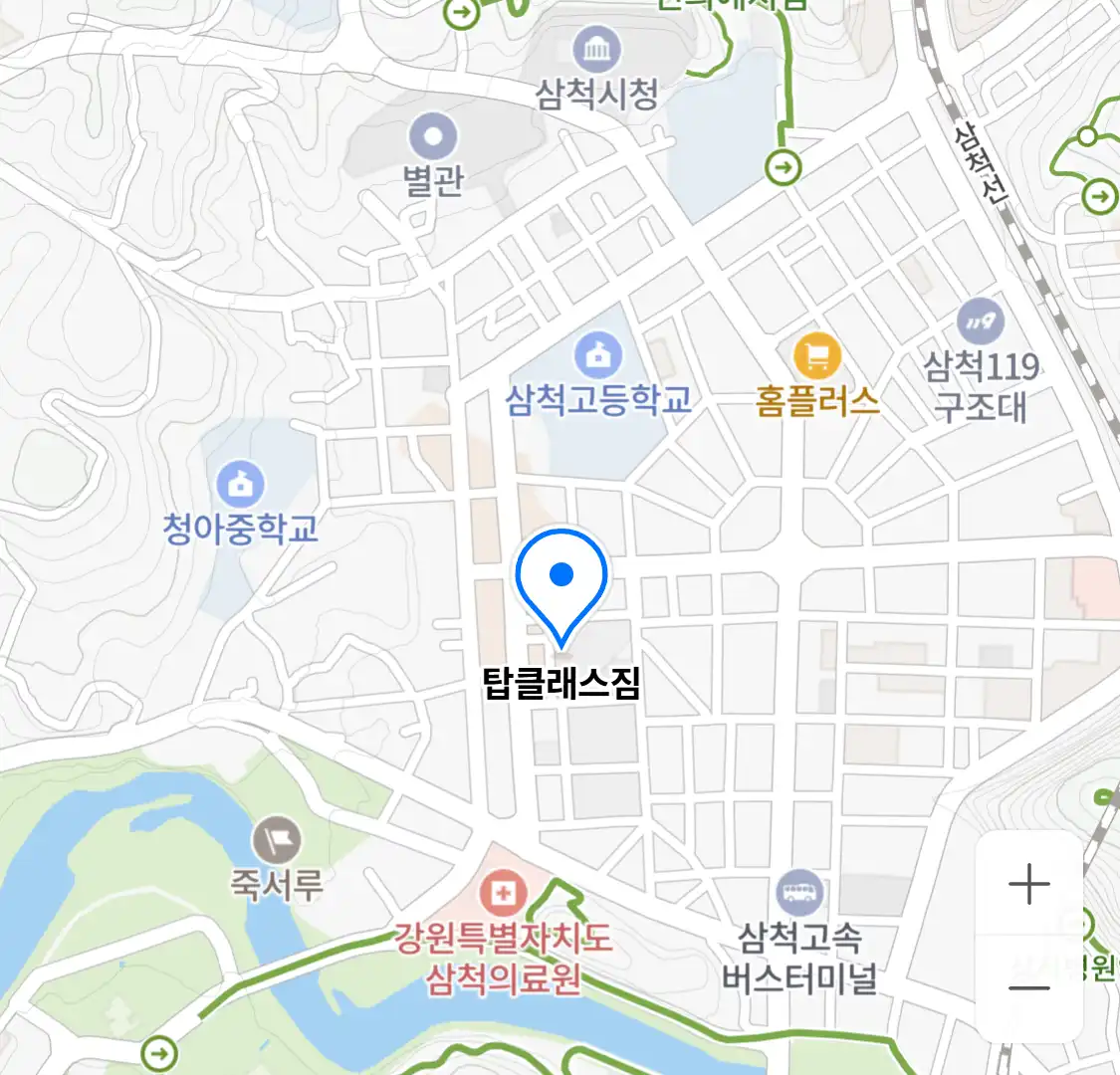 탑클래스짐 위치