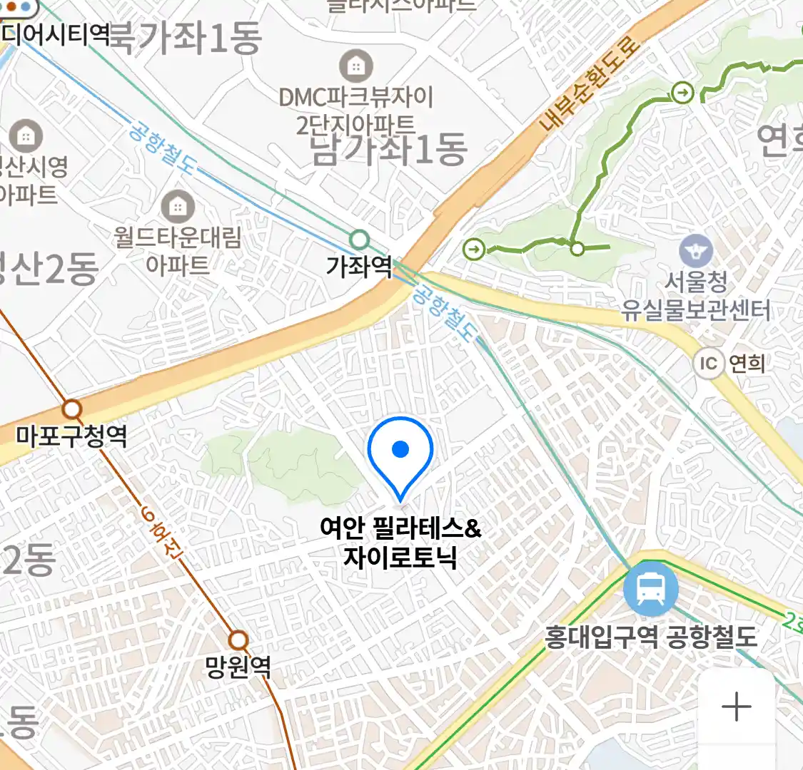 여안 필라테스&자이로토닉 위치