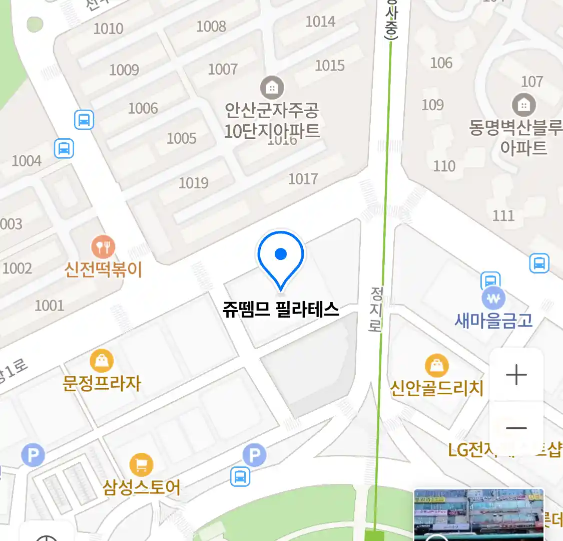 쥬뗌므 필라테스 위치