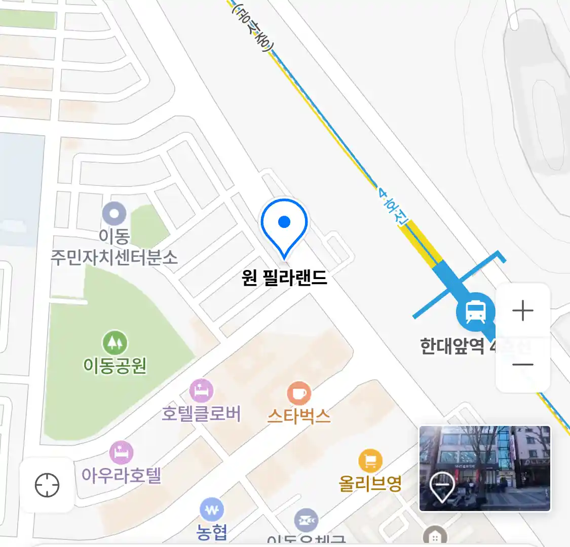 원 필라랜드 위치