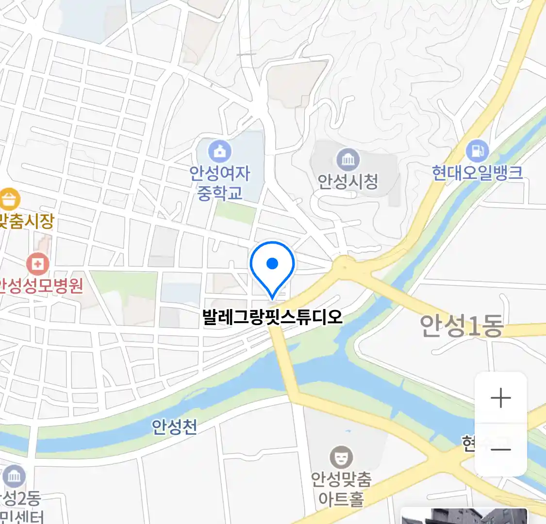 발레그랑핏스튜디오 위치