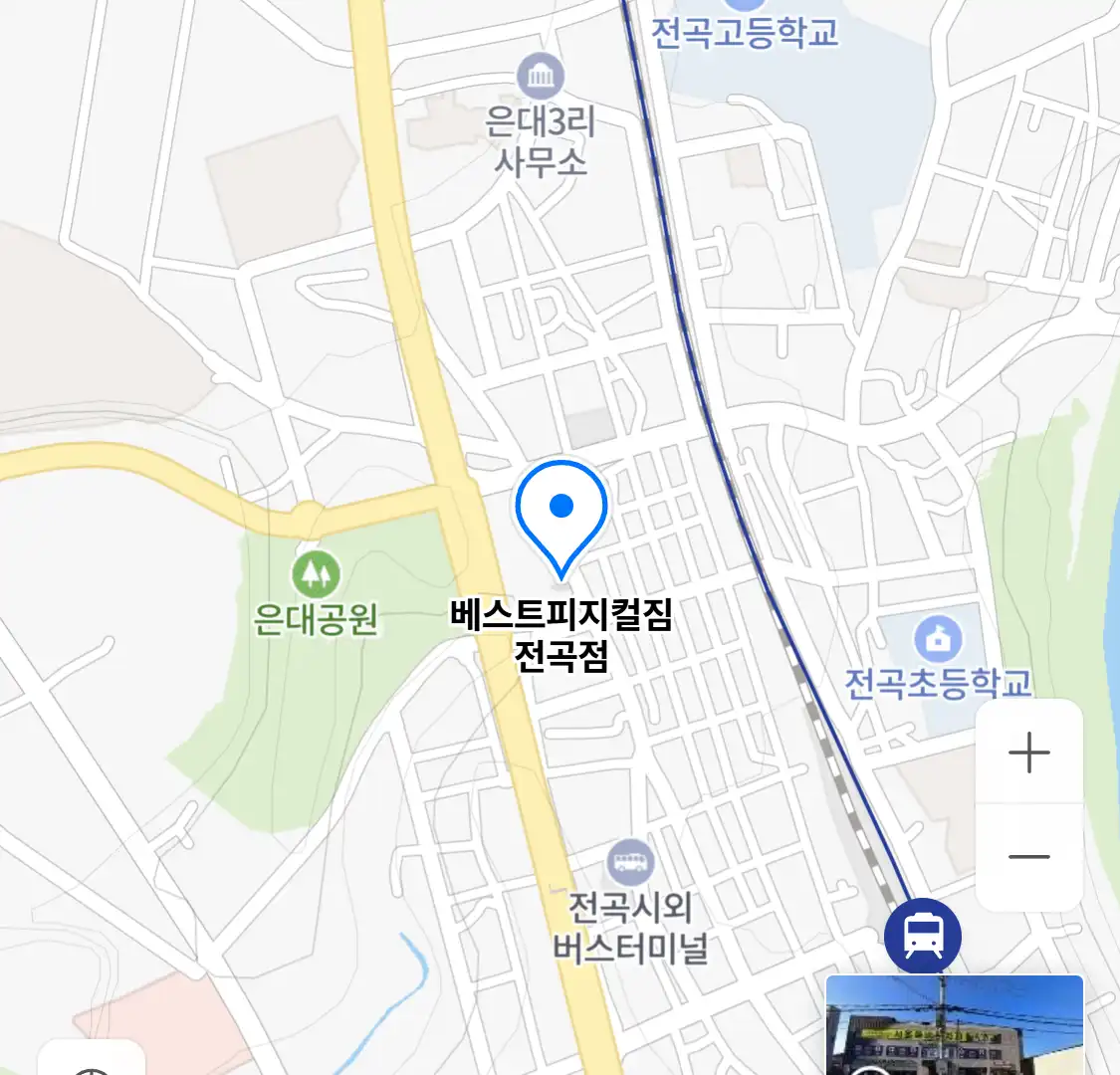 베스트피지컬짐 전곡점 위치