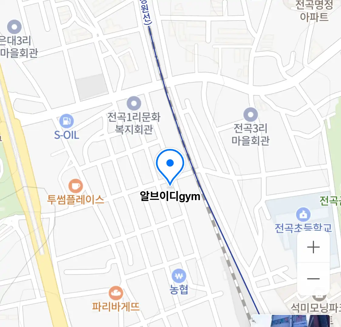 알브이디gym 위치