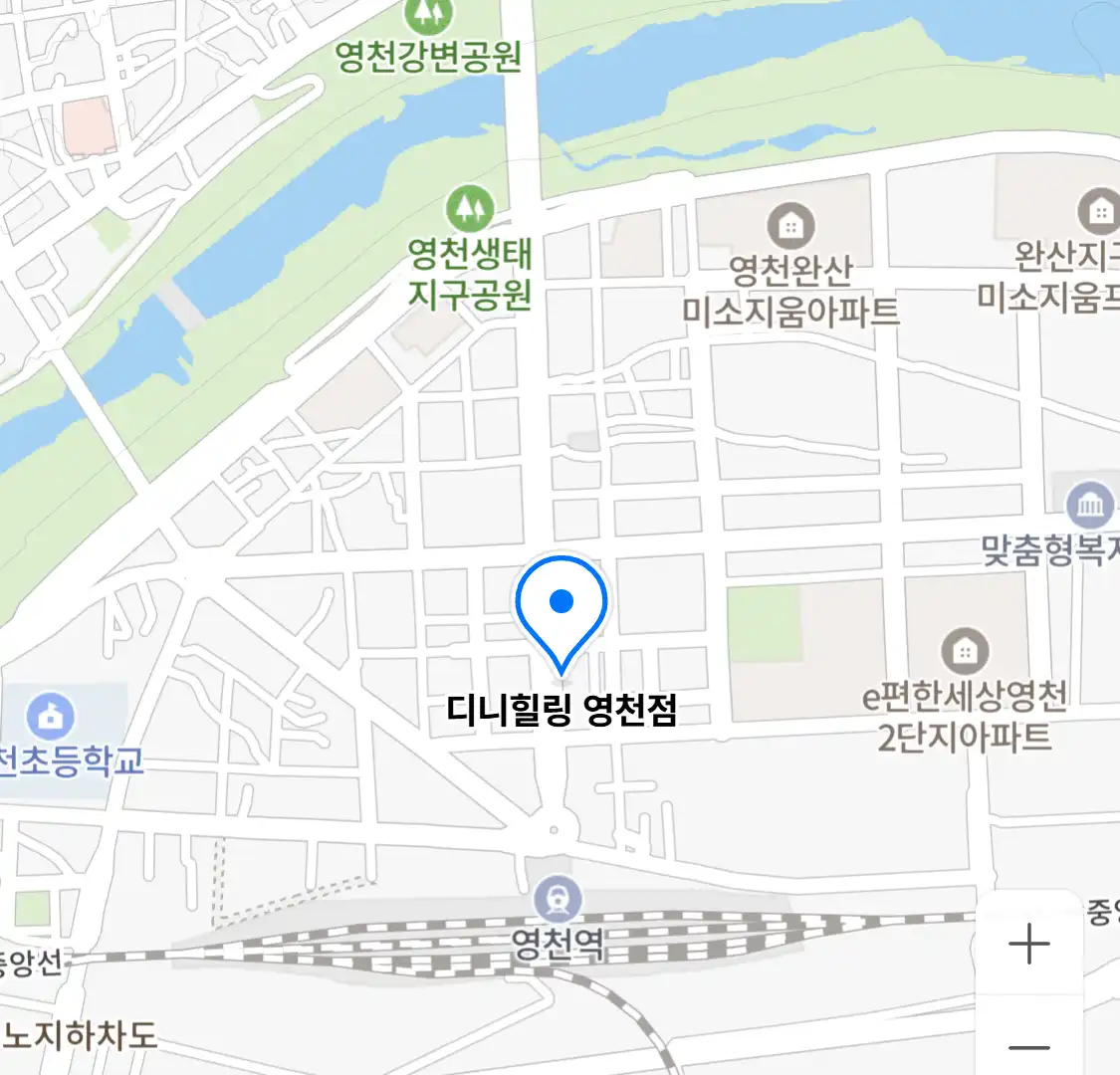 디니힐링 영천점 위치