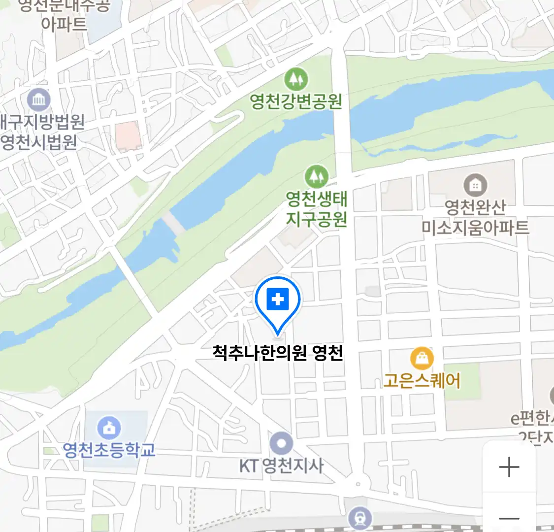 척추나한의원 영천 위치
