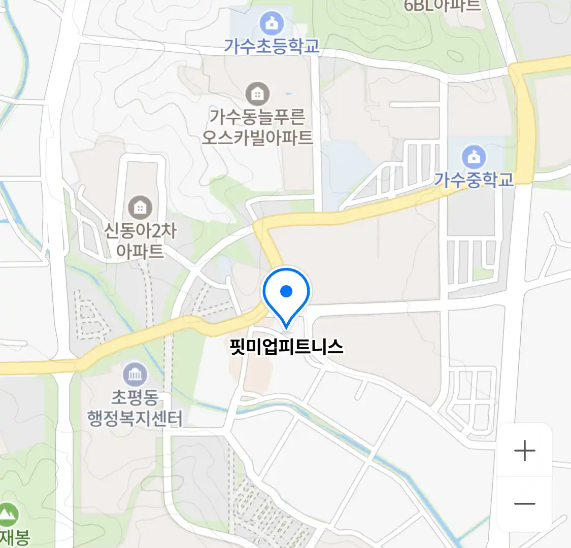 핏미업피트니스 위치