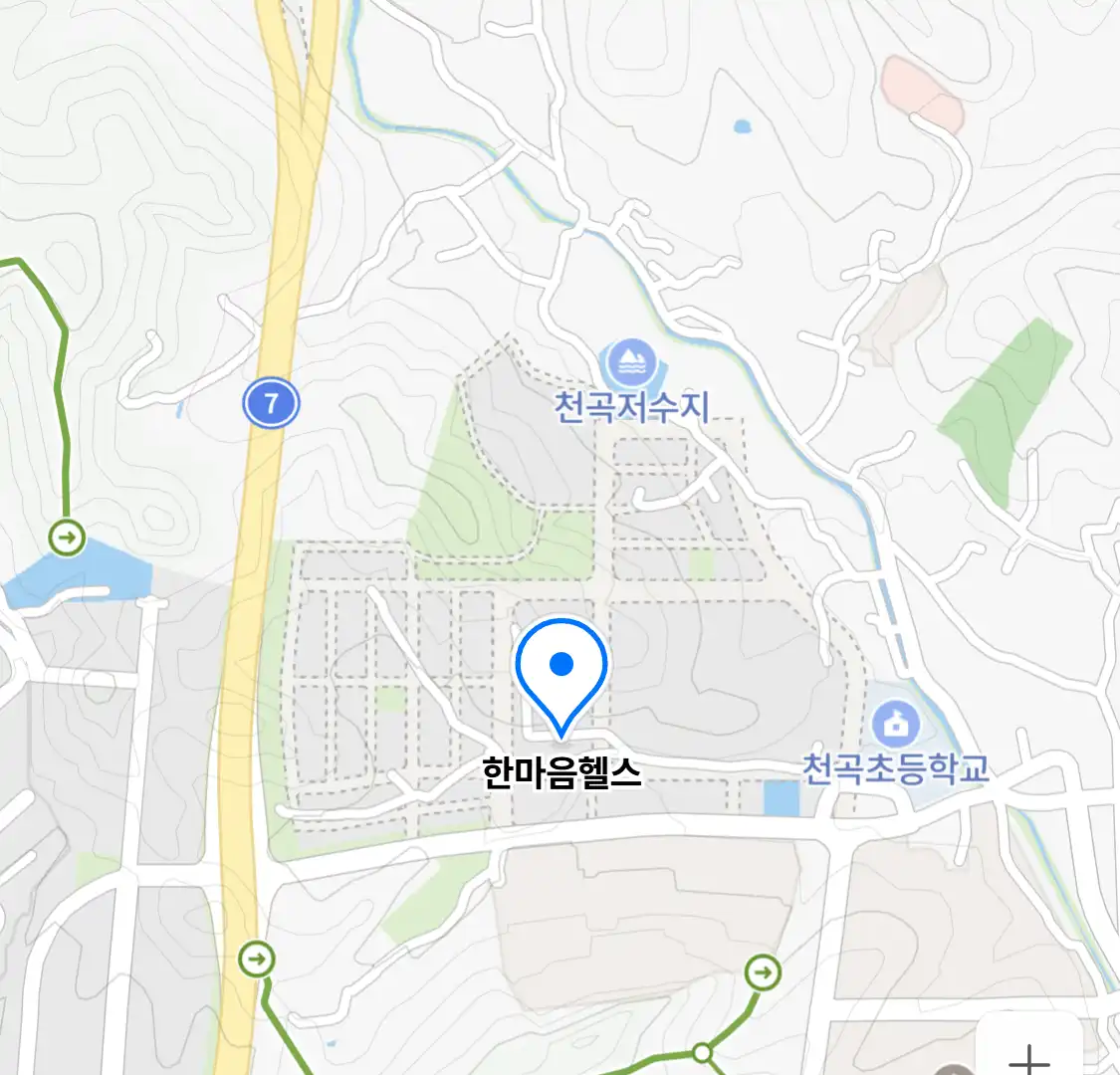 한마음헬스 위치