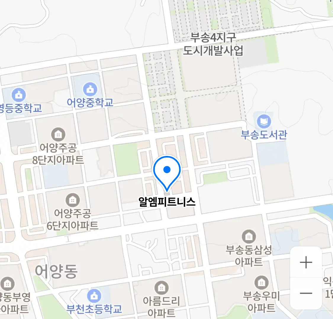 알엠피트니스 위치