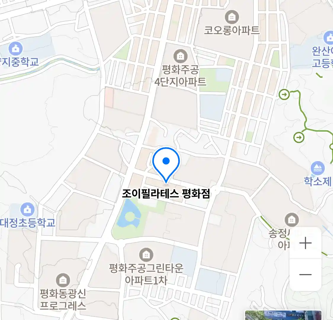 조이필라테스 평화점 지도