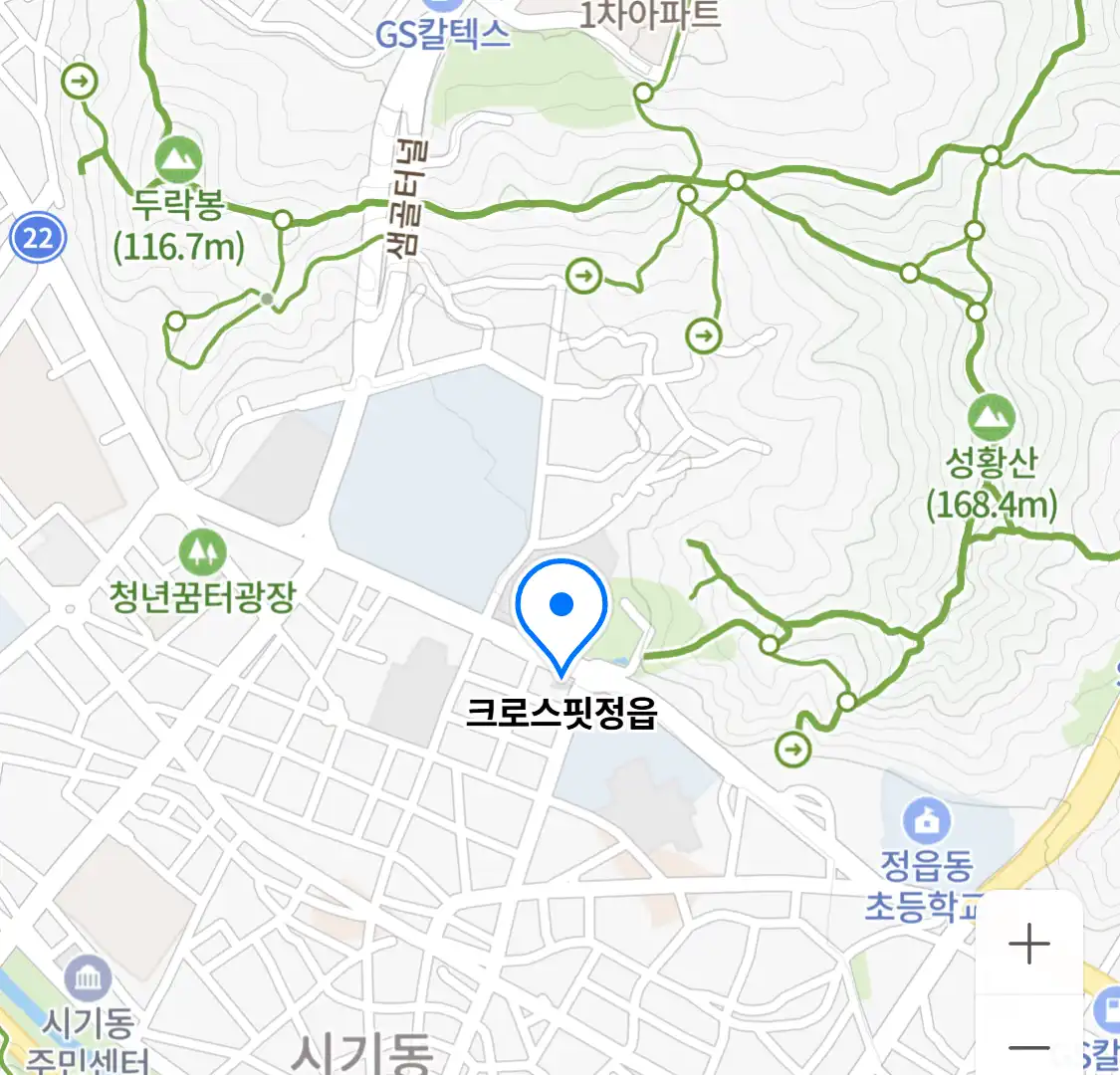 크로스핏정읍 위치