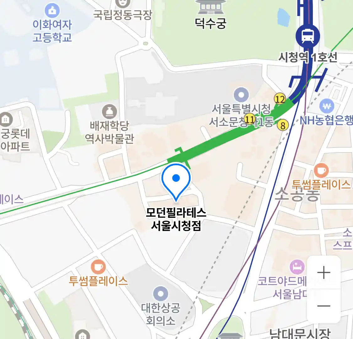 모던필라테스 서울시청점 지도