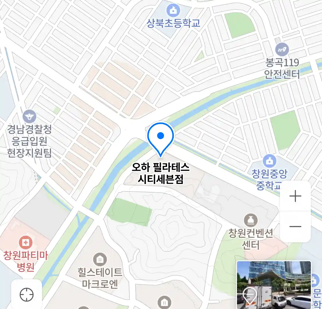 오하 필라테스 시티세븐점 위치