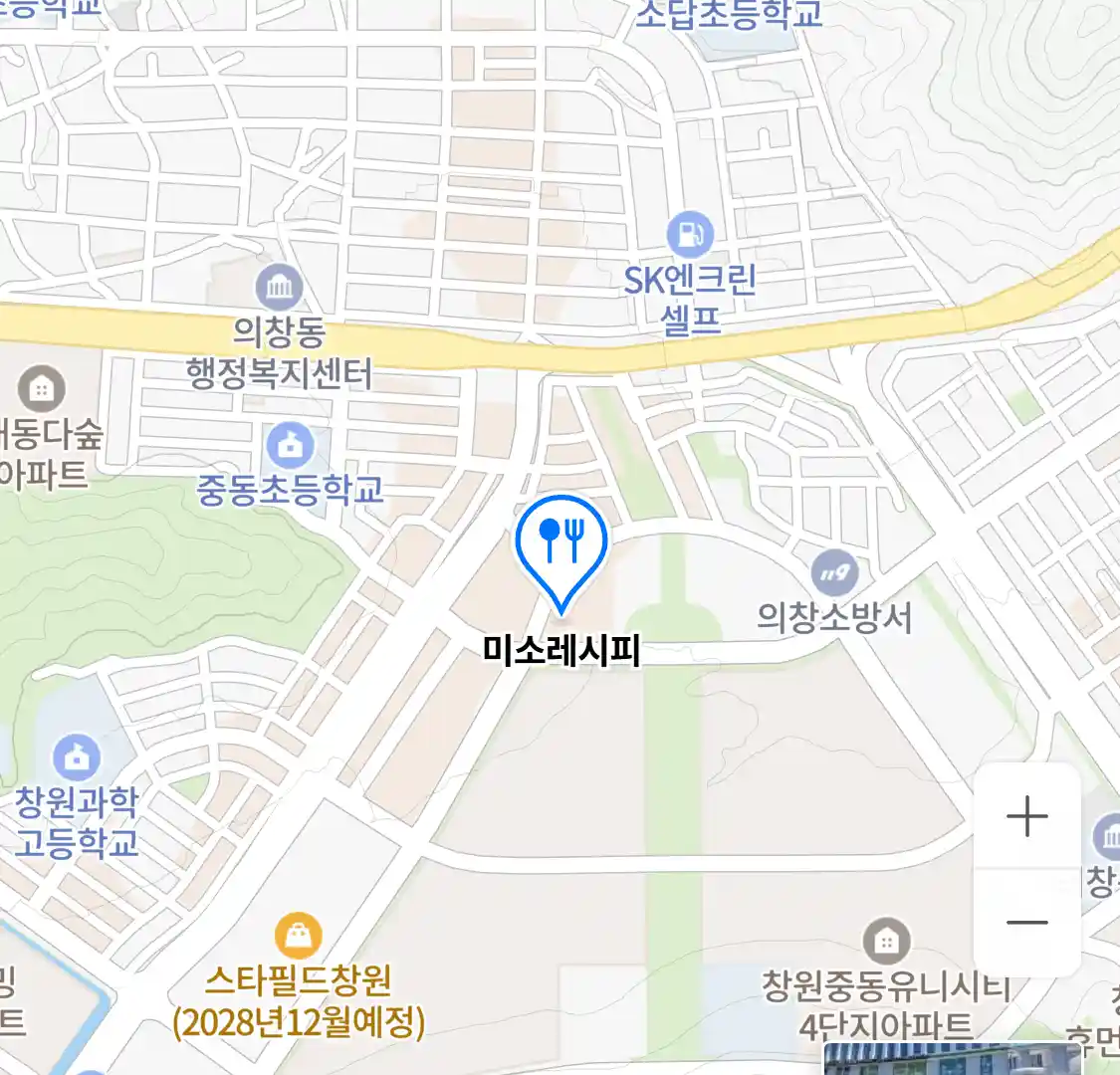 미소레시피 위치