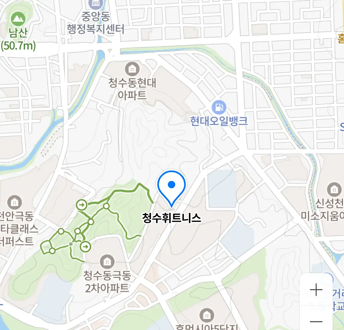 청수휘트니스 위치