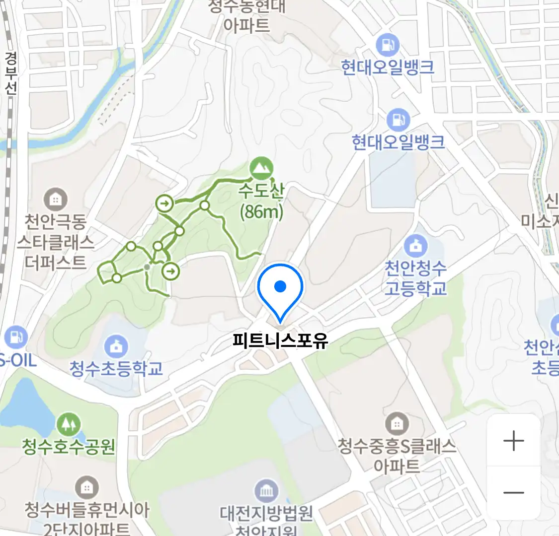 피트니스포유 위치