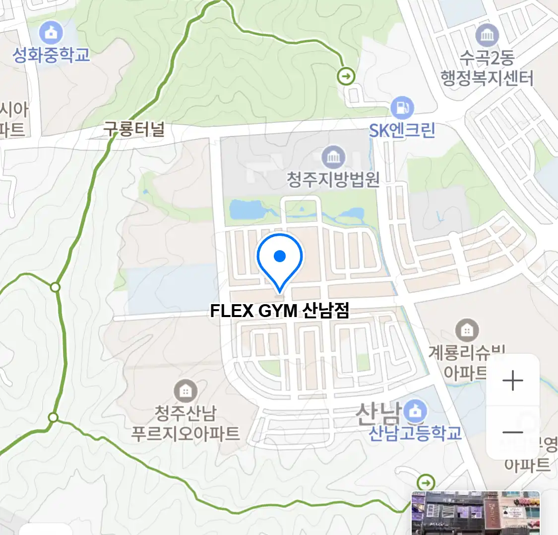 FLEX GYM 산남점 위치
