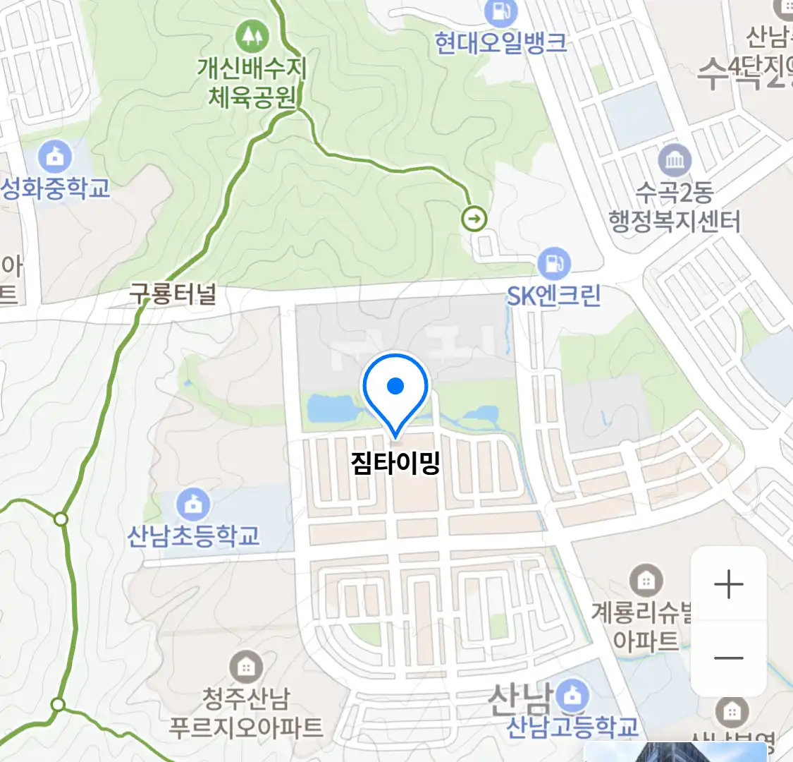 짐타이밍 위치