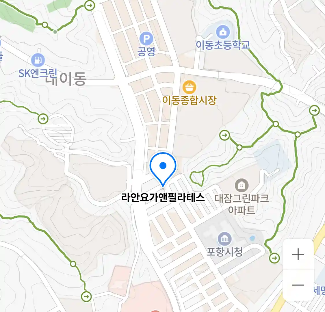 라안요가앤필라테스 위치