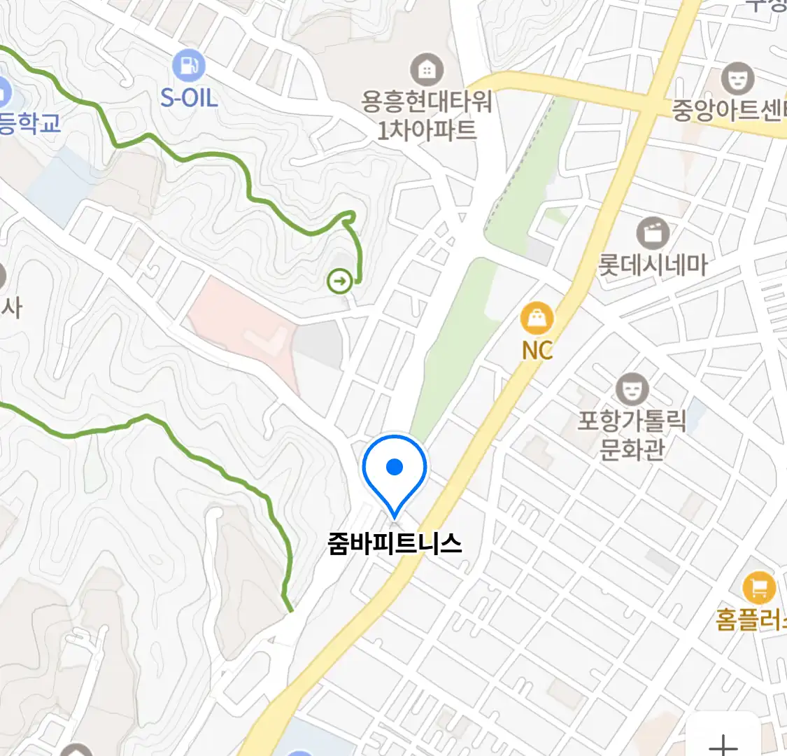 줌바피트니스 위치