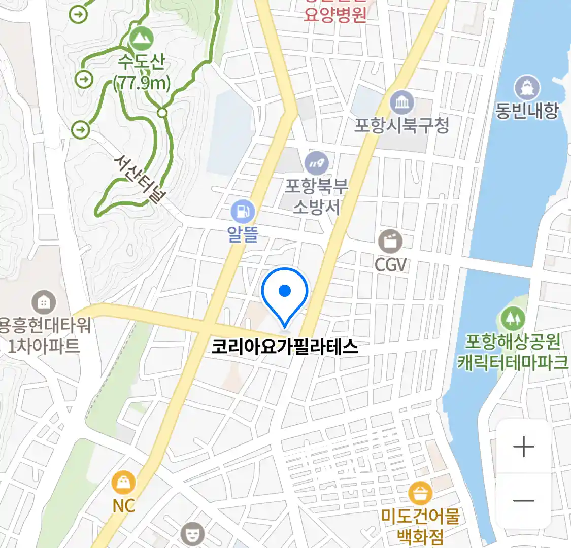 코리아요가필라테스 위치