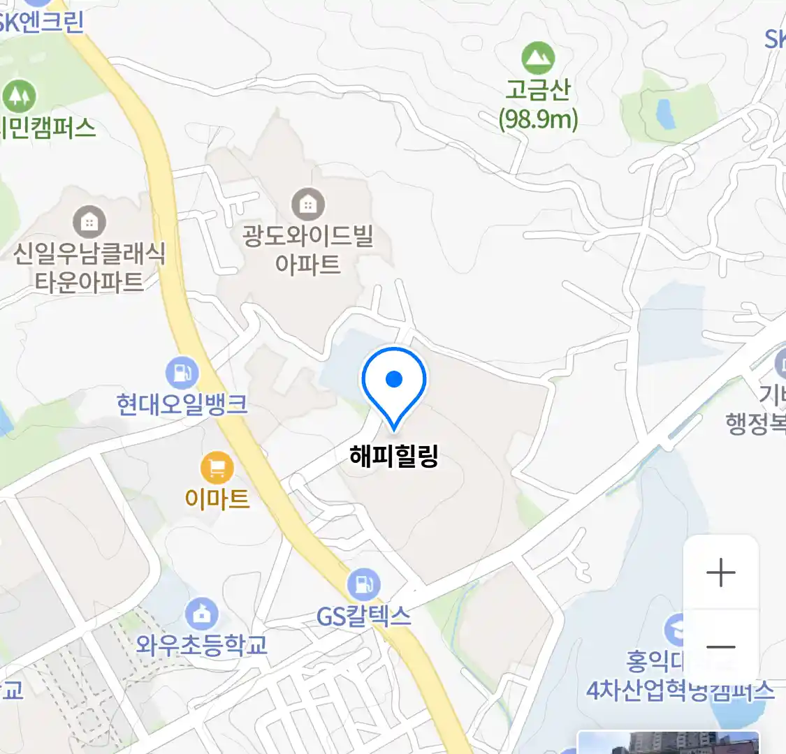 해피힐링 위치